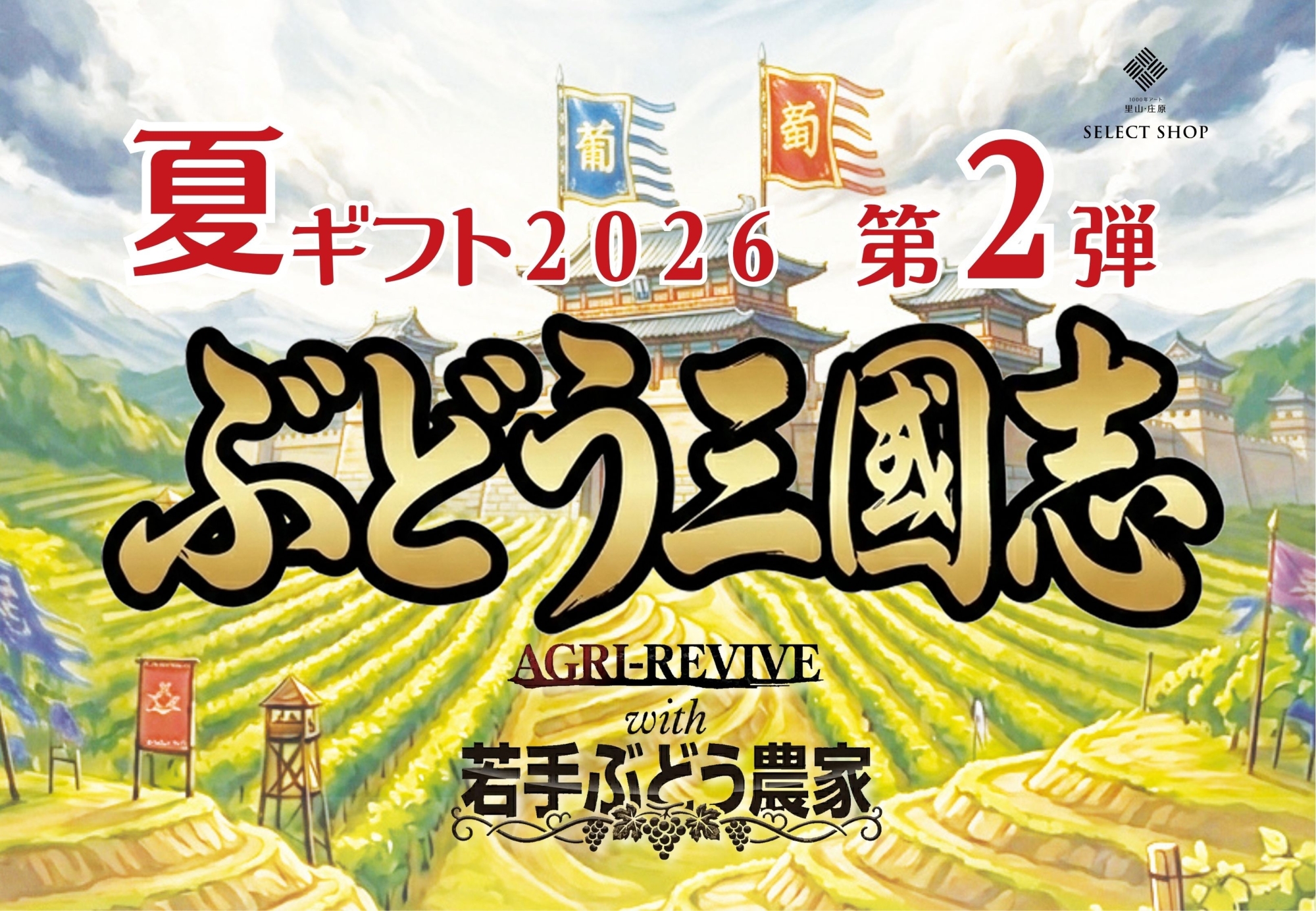 夏ギフト2026「ぶどう三國志」