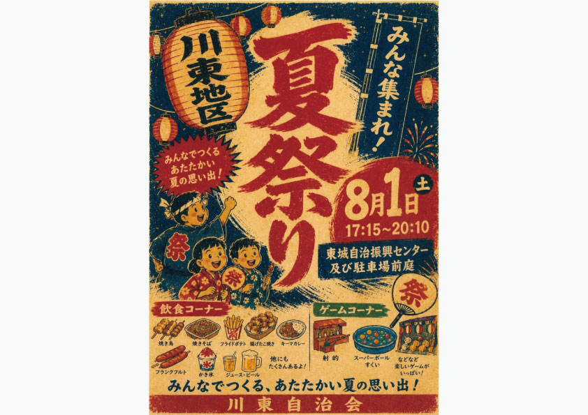 川東地区 夏祭り