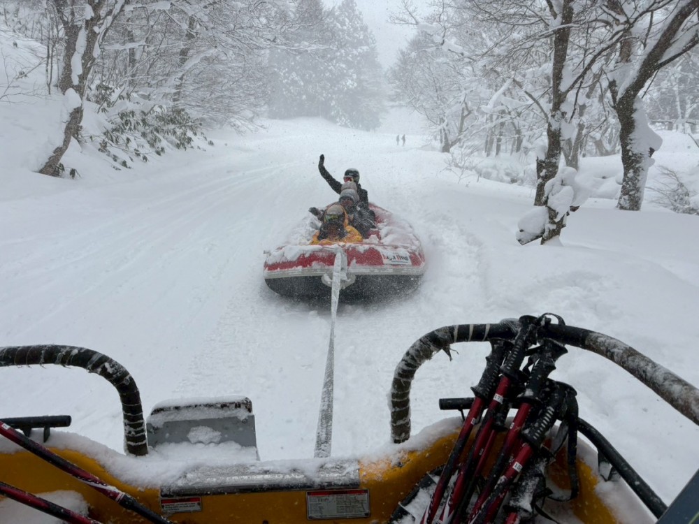 広島　スキー場　スノーラフティング